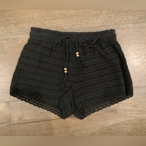 Black Crochet Beach Shorts from Joíe Size:XXS